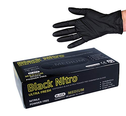 HandCare Tuffnite Black Gloves