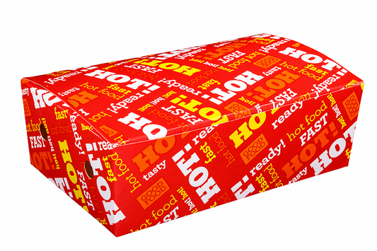 Hot Red Snack Box Large- 200 PCS