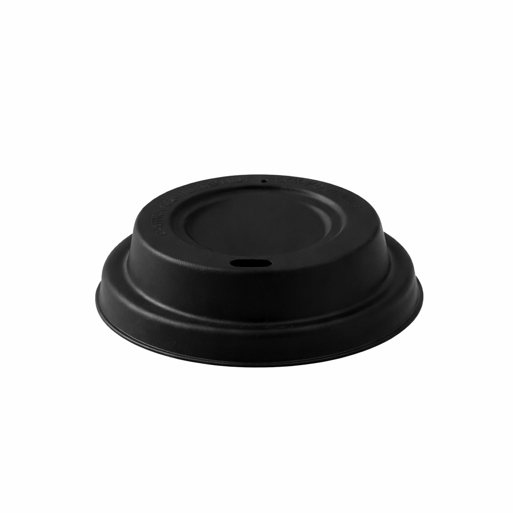 Coffee Cup Bio sipper Black/white Lids