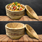 6" Dried leaf Bowl/ chaat Bowl (Donna Pattal)- 400pcs