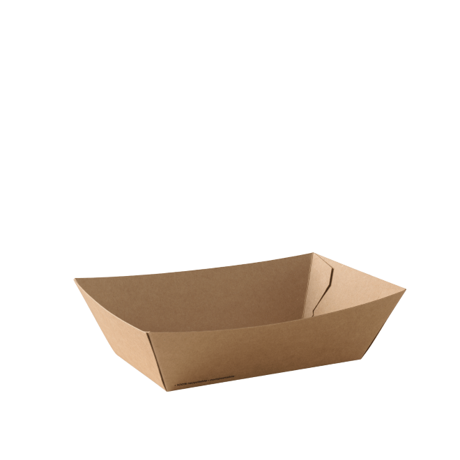 Food TRAY Brown/White