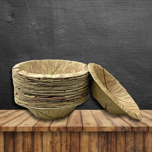 4" Donna Dried leaf Bowl (Donna/ Pattal)- 400pcs