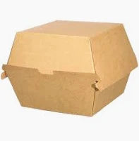 Kraft Corrugated Burger Box