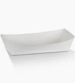 Hot Dog Tray White