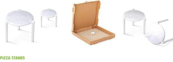 Pizza Topper/stand white