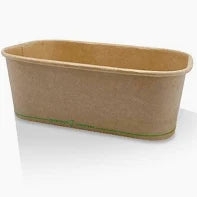 PLA coated Kraft Rectangular Container